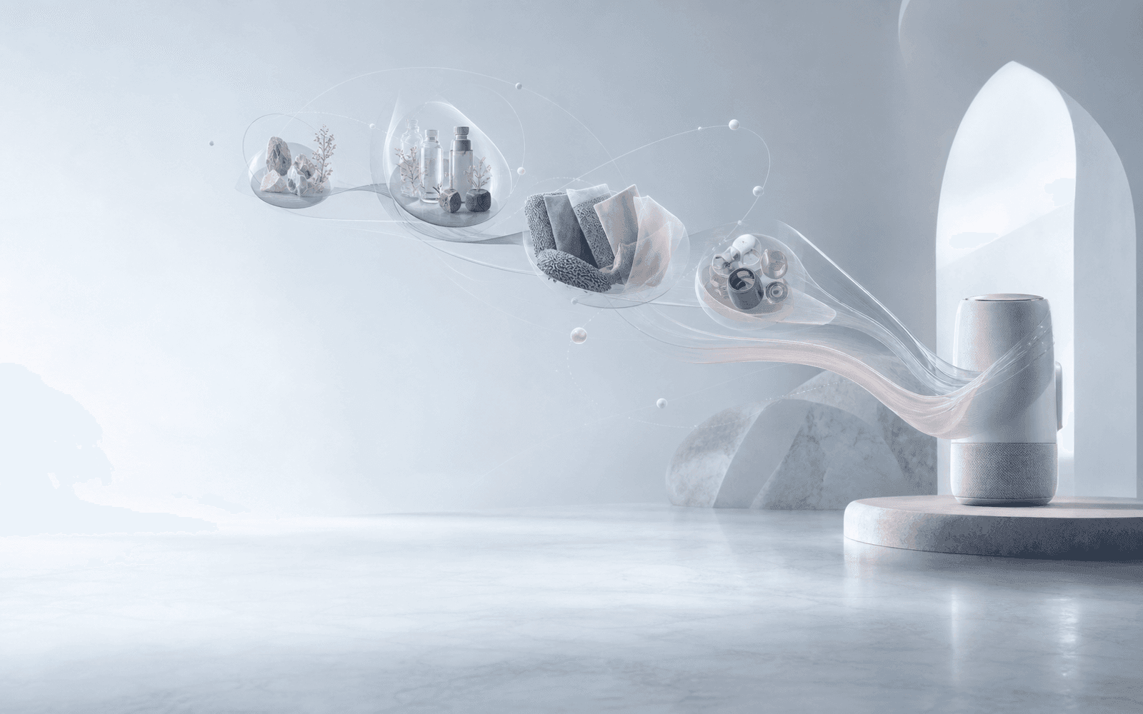 Product experience intelligence concept scene